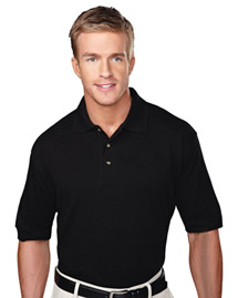 Tri-Mountain 105 Mens Pique Polo Golf Shirt with T Tri-Mountain 105 Mens Pique Polo Golf Shirt with T