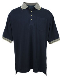 Tri-Mountain 197 Big and Tall Mens Pique Pocketed Tri-Mountain 197 Big and Tall Mens Pique Pocketed