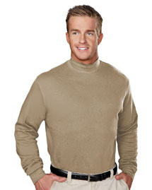 Tri-Mountain 620 Mens Cotton Interlock Mock Turtle Tri-Mountain 620 Mens Cotton Interlock Mock Turtle