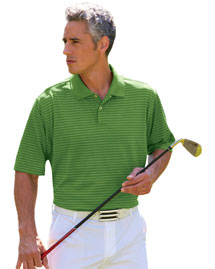 Adidas A60 Men's ClimaLite® Tech Pencil Stripe Pol Adidas A60 Men's ClimaLite® Tech Pencil Stripe Pol