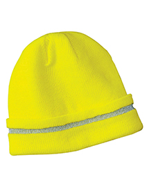 CornerStone CS800 Mens Safety Beanie with Reflecti CornerStone CS800 Mens Safety Beanie with Reflecti