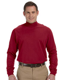 Devon & Jones D420 Mens Sueded Cotton Jersey Mock Devon & Jones D420 Mens Sueded Cotton Jersey Mock