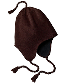 District Threads DT604 Mens Knit Hat with Earflaps District Threads DT604 Mens Knit Hat with Earflaps