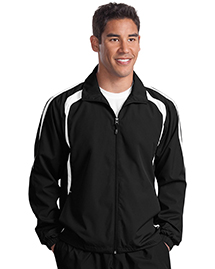 Sport-Tek JST60 Mens Colorblock Raglan Jacket at b Sport-Tek JST60 Mens Colorblock Raglan Jacket at b