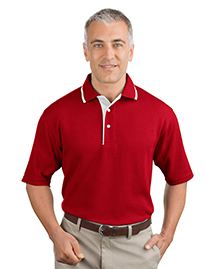 Port Authority K447 Mens Pinpoint Knit Polo Sport Port Authority K447 Mens Pinpoint Knit Polo Sport