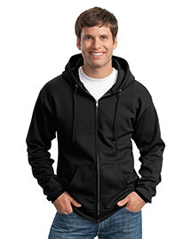 Port & Company PC90ZH Mens Full Zip Hooded SweatSh Port & Company PC90ZH Mens Full Zip Hooded SweatSh